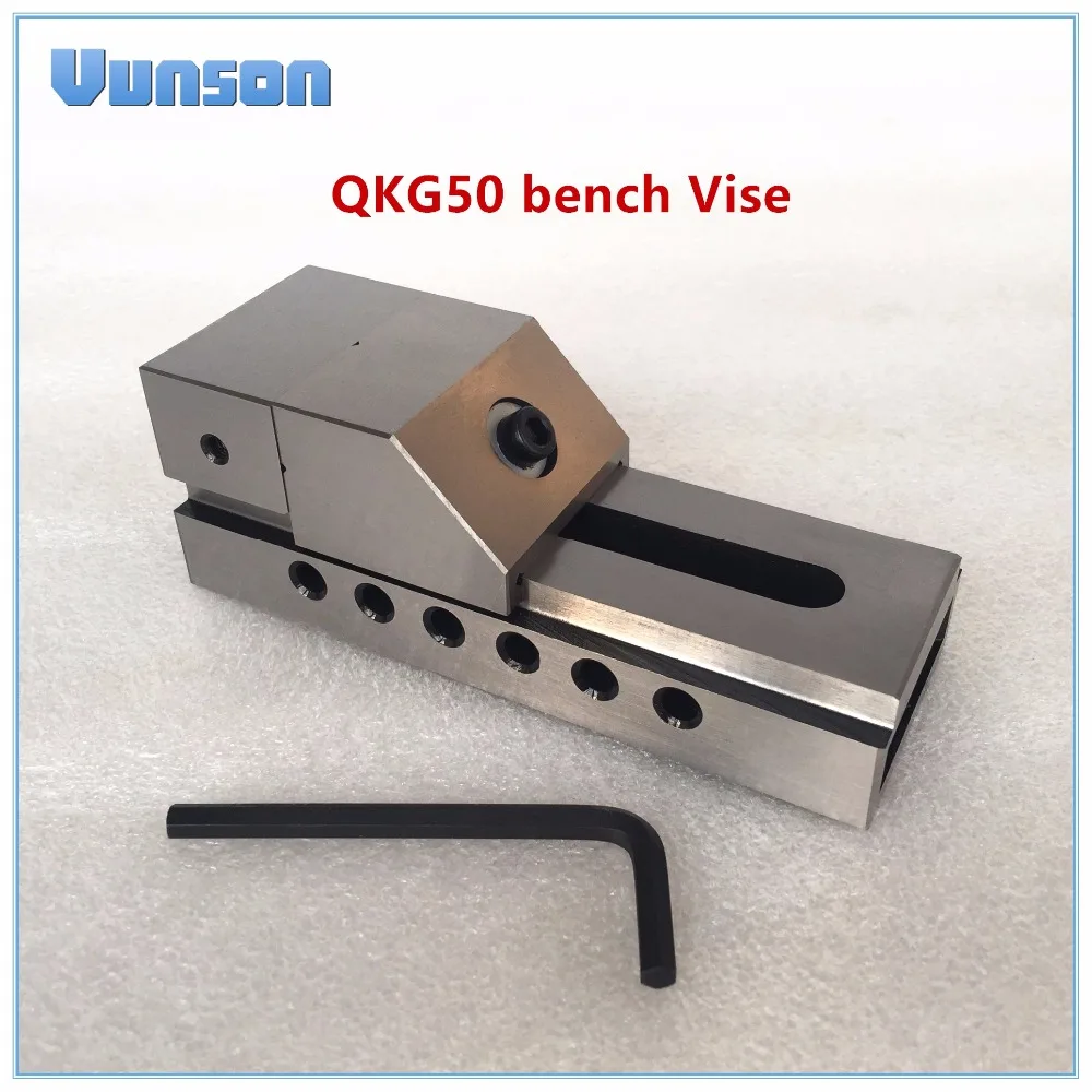 QKG50 flat-nose Precision Bench Vise for Surface grinding machine, milling machine, edm machine, High Precision 0.005mm/100mm
QKG50 flat-nose Precision Bench Vise for Surface grinding machine, milling machine, edm machine, High Precision 0.005mm/100mm