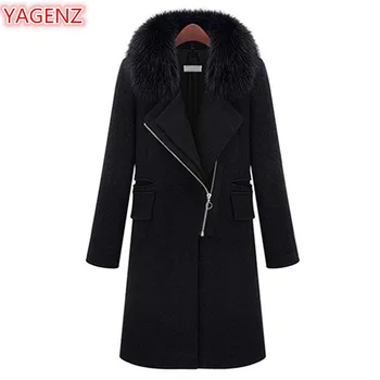 YAGENZ Winter Women's Wool Coat Plus size Women Clothing 5XL Fashion Long J Women Long sleeves Fur Collar Zipper Coat 403
YAGENZ Winter Women's Wool Coat Plus size Women Clothing 5XL Fashion Long J Women Long sleeves Fur Collar Zipper Coat 403