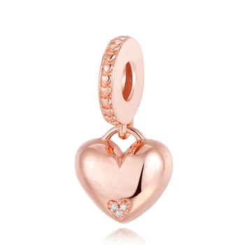 Mother & Daughter Hearts Dangle Rose Gold Beads For Jewelry Making Fit Original Bracelet for Women DIY Fashion Jewelry
Mother & Daughter Hearts Dangle Rose Gold Beads For Jewelry Making Fit Original Bracelet for Women DIY Fashion Jewelry