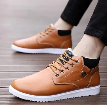 Winter plus Velvet Keep Warm Men's Casual Shoes High-top Tooling Shoes Waterproof Comfortable and Height Increasing Inner Shoes
Winter plus Velvet Keep Warm Men's Casual Shoes High-top Tooling Shoes Waterproof Comfortable and Height Increasing Inner Shoes