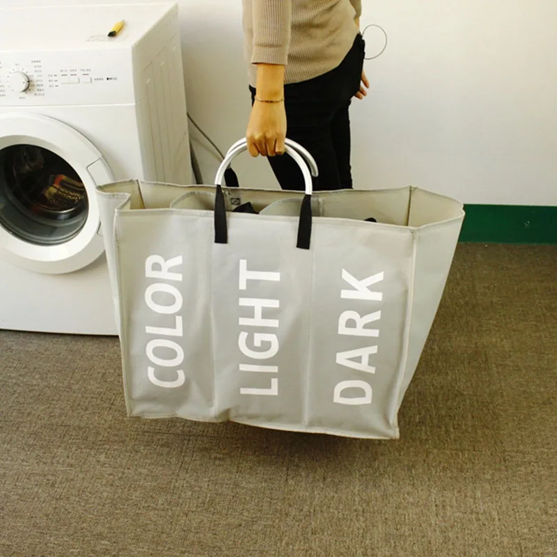 3 Gird laundry basket dirty clothes basket bathroom laundry hamper home folding handle laundry storage basket clothes organizer
3 Gird laundry basket dirty clothes basket bathroom laundry hamper home folding handle laundry storage basket clothes organizer