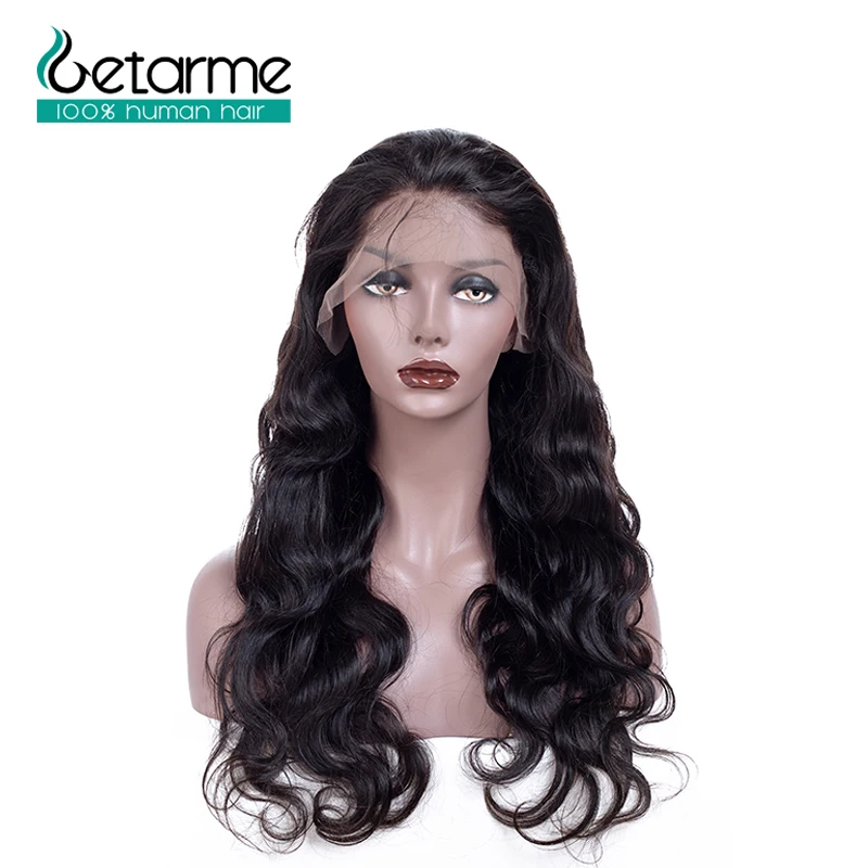 360 Lace Frontal Wig Pre Plucked With Baby Hair 12"-22" Body Wave Natural Color Brazilian 100% Human Non-Remy Hair Getarme Wigs
360 Lace Frontal Wig Pre Plucked With Baby Hair 12"-22" Body Wave Natural Color Brazilian 100% Human Non-Remy Hair Getarme Wigs