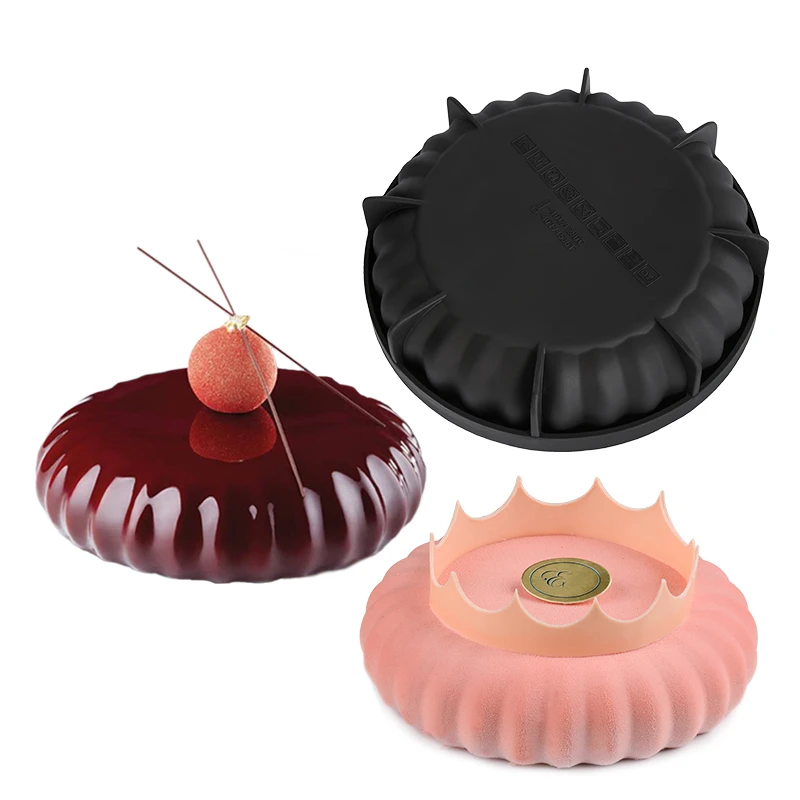 Black Round Shaped Baking Pastry For 3D Silicone Cake Mold Fondant Molds Mousse Dessert Cake Lace Mould Bakeware
Black Round Shaped Baking Pastry For 3D Silicone Cake Mold Fondant Molds Mousse Dessert Cake Lace Mould Bakeware
