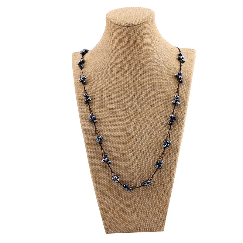 Beadsland Handmade Multilayer Glass Long Rope Chain Necklace Fashionable Classic Vintage Necklace Match Elegant Women Overcoat
Beadsland Handmade Multilayer Glass Long Rope Chain Necklace Fashionable Classic Vintage Necklace Match Elegant Women Overcoat