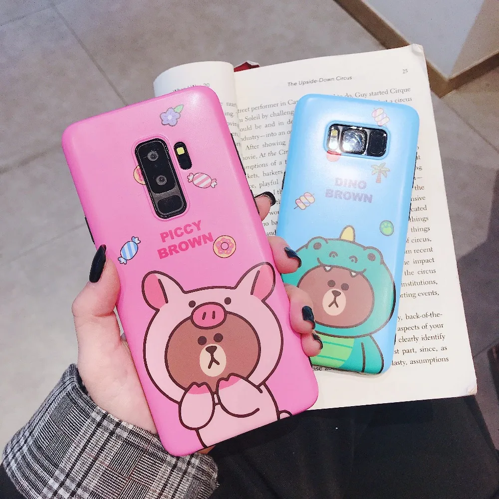 For Samsung Galaxy S7 Edge S8 Plus S9 Plus S10 Plus S10 Lite note8 note9 Cute Cartoon Dinosaur Bear Matte Soft IMD Phone Case
For Samsung Galaxy S7 Edge S8 Plus S9 Plus S10 Plus S10 Lite note8 note9 Cute Cartoon Dinosaur Bear Matte Soft IMD Phone Case