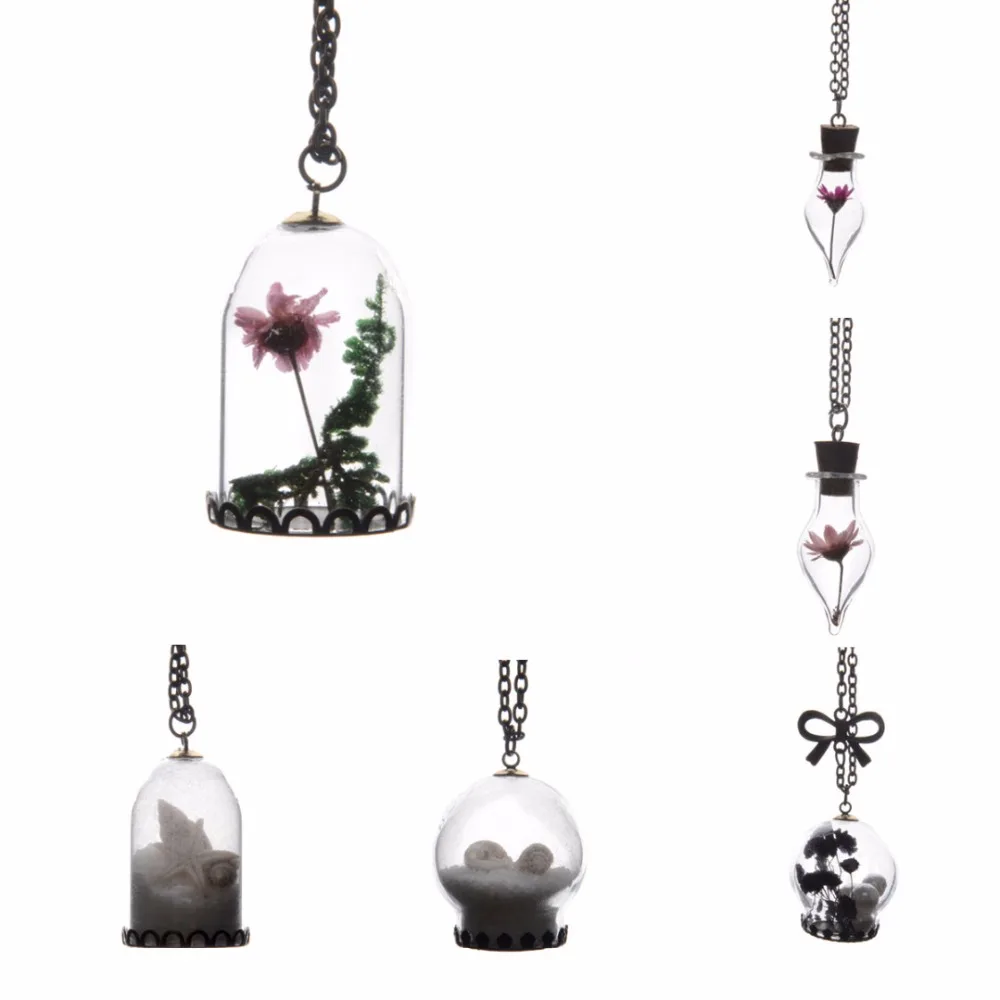 Trendy Round Handmade Glass Bottle Necklace Boutique Dried Flower Seeds Shell Pearl Collares Pendant Necklace Fashion Jewelry
Trendy Round Handmade Glass Bottle Necklace Boutique Dried Flower Seeds Shell Pearl Collares Pendant Necklace Fashion Jewelry