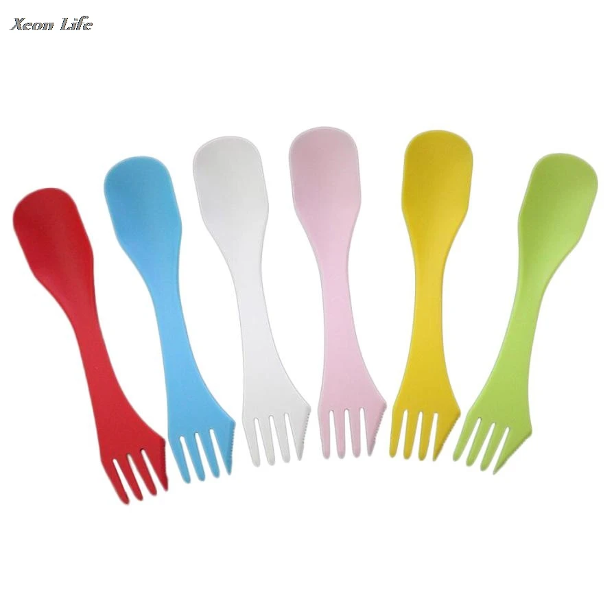 ISHOWTIENDA New 6pcs Camping 3 in 1 Fork Knife Cooking Utensil Cutlery Spork Travel Picnic High Quality Cute Design
ISHOWTIENDA New 6pcs Camping 3 in 1 Fork Knife Cooking Utensil Cutlery Spork Travel Picnic High Quality Cute Design