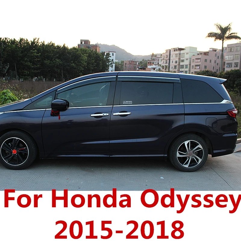 Для Honda Odyssey 2015-18 хромированный автомобильный солнцезащитный козырек защита от