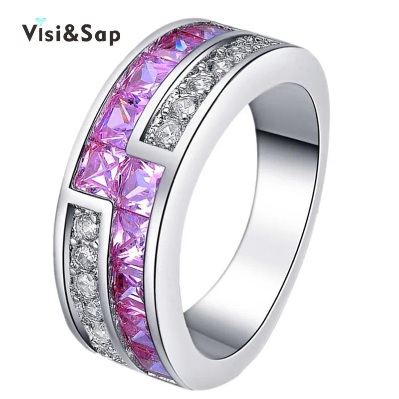 Eleple Square Pink Punk Stone ring Vintage Party White Gold color Rings For Women Gifts fashion Jewelry cubic zirconia VSR163
Eleple Square Pink Punk Stone ring Vintage Party White Gold color Rings For Women Gifts fashion Jewelry cubic zirconia VSR163
