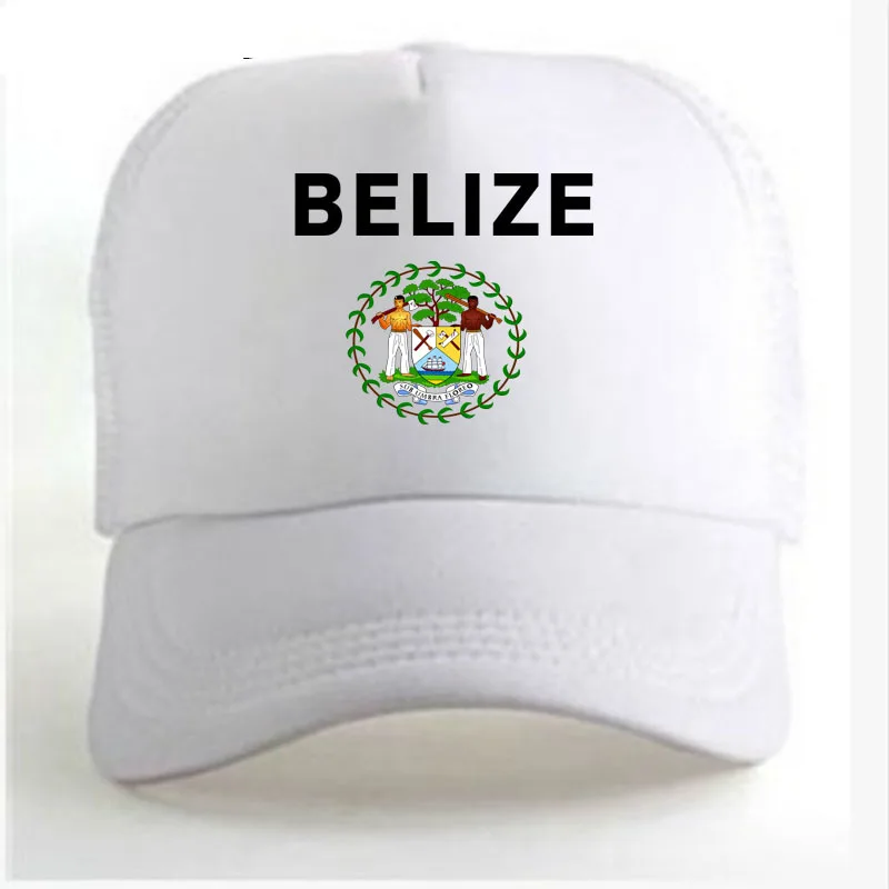 

BELIZE male youth free custom made name number print photo blz country unisex hat bz belizean diy nation flag logo baseball cap