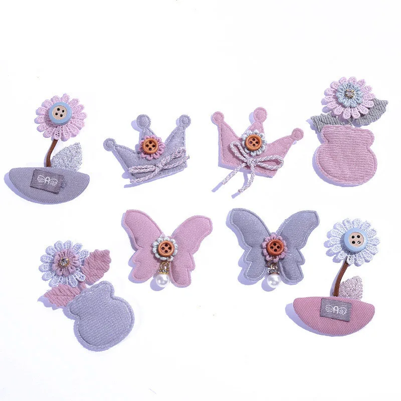 8Pcs/lot Fabric Padded Appliques cartoon Butterfly Patch for Clothing Craft Sticker DIY Hair Ornament DIY Supplies
8Pcs/lot Fabric Padded Appliques cartoon Butterfly Patch for Clothing Craft Sticker DIY Hair Ornament DIY Supplies