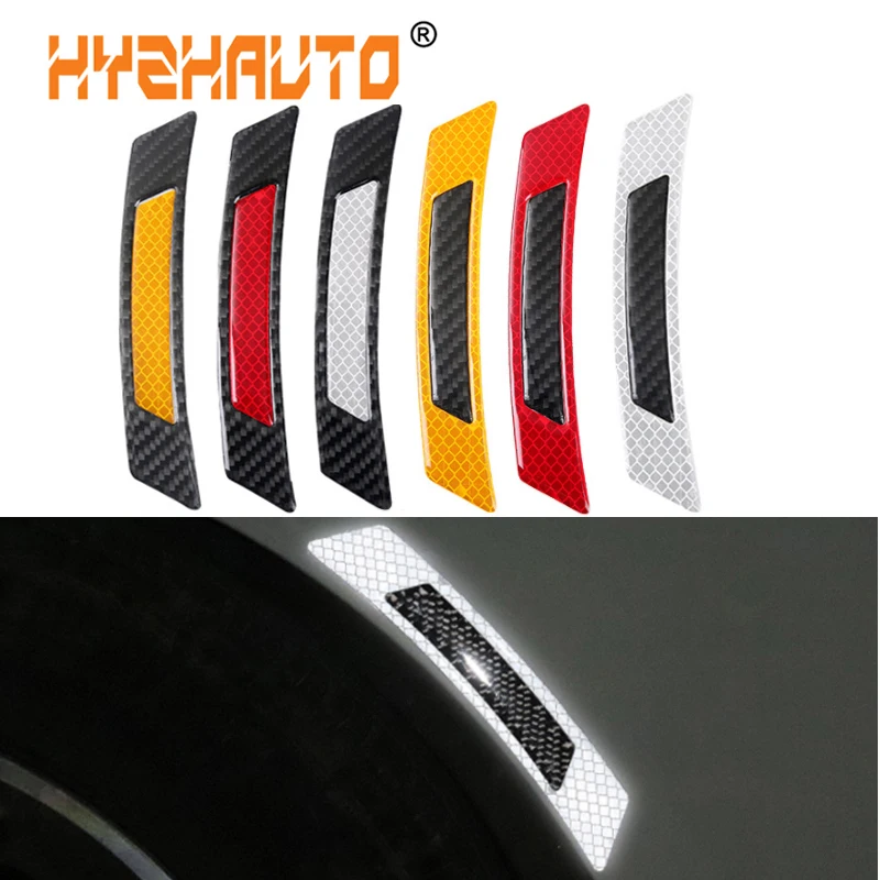 2Pcs Reflective Strips Car Sticker Truck Auto Wheel Eyebrow reflective Warning Sticker Carbon fiber Anti-scratch Strips
2Pcs Reflective Strips Car Sticker Truck Auto Wheel Eyebrow reflective Warning Sticker Carbon fiber Anti-scratch Strips