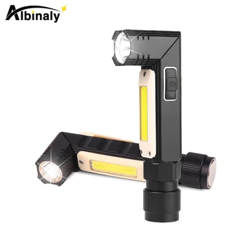 Multi-function LED Flashlight rotating COB work light USB Rechargeable LED Torch With strong magnet Suitable for multiple scenes
Multi-function LED Flashlight rotating COB work light USB Rechargeable LED Torch With strong magnet Suitable for multiple scenes