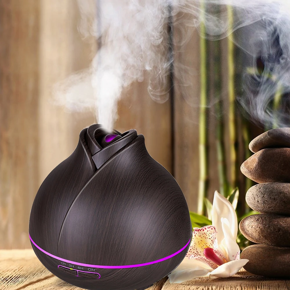 300ML Essential Oil Aroma Diffuser With Wood Grain Aromatherapy Diffuser Ultrassonic Air Humidifier 7 Color LED Lights For Home
300ML Essential Oil Aroma Diffuser With Wood Grain Aromatherapy Diffuser Ultrassonic Air Humidifier 7 Color LED Lights For Home