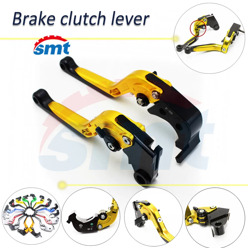 New Type Motorcycle Brake Clutch Levers Aluminum Foldable extendable CNC handlebar lever Golden For YAMAHA YZF R1 2009 2010 2014
New Type Motorcycle Brake Clutch Levers Aluminum Foldable extendable CNC handlebar lever Golden For YAMAHA YZF R1 2009 2010 2014