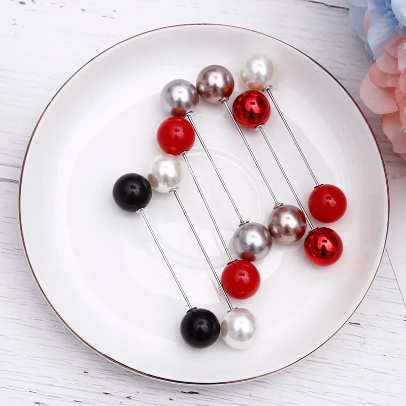 Fashion 1Pc Woman/Girl Imitation Pearl Brooch Classic Charm High Quality Accessories Simple Double Pearls Brooches All-match 
Fashion 1Pc Woman/Girl Imitation Pearl Brooch Classic Charm High Quality Accessories Simple Double Pearls Brooches All-match