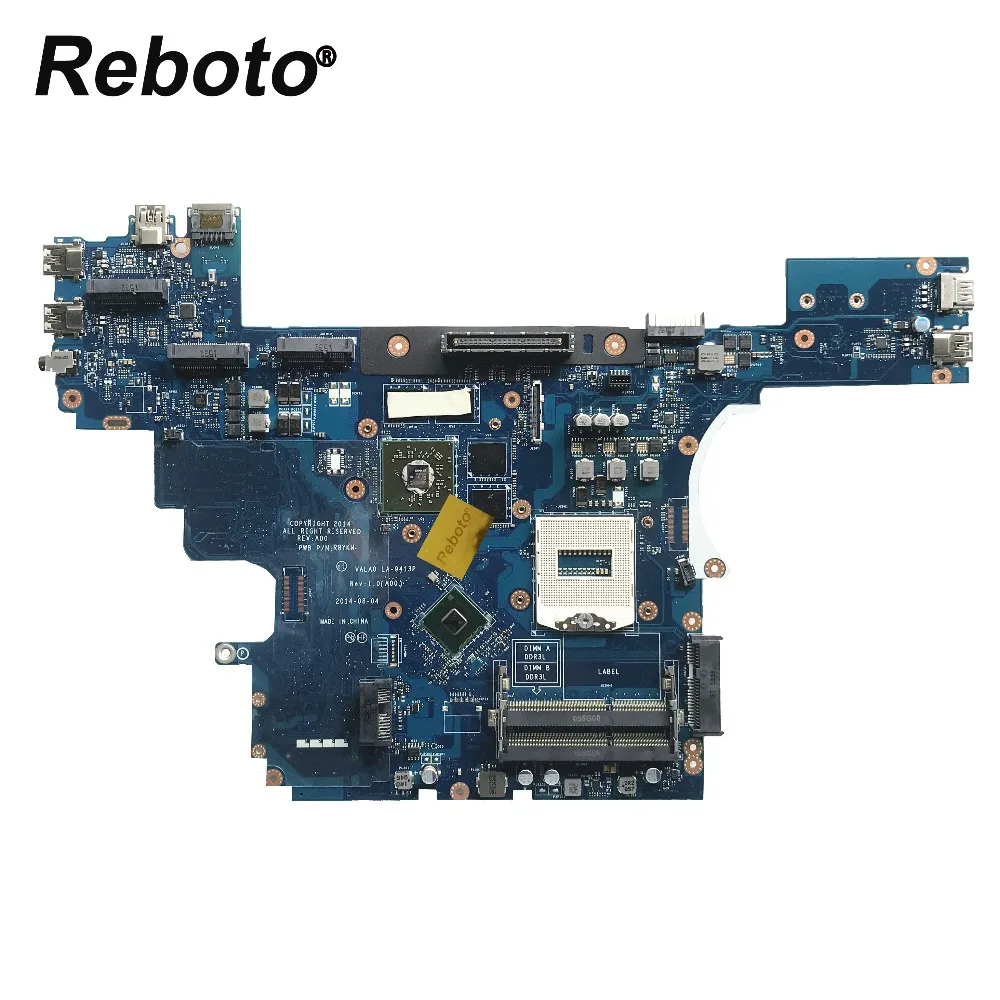 Материнская плата VALA0 для ноутбука DELL E6540 оригинальная HM87 PGA947 DDR3L HD 8790M 2 Гб GPU 100%