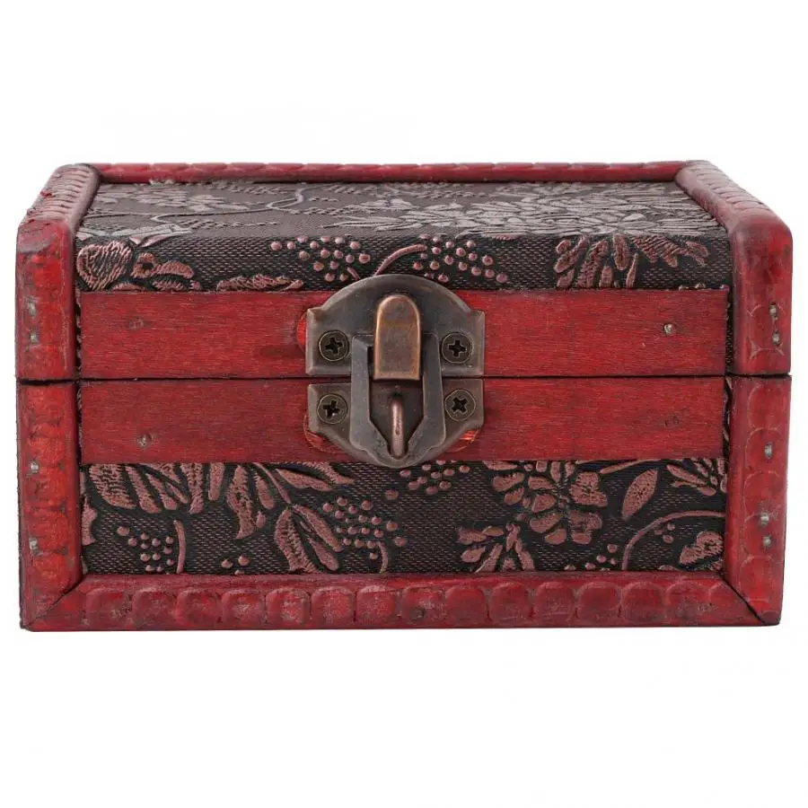 Vintage Wooden Treasure Chest Storage Box Lock Organizer Case Foldable Mini Small Wood Home Decor Container Trinket Jewelry Bin
Vintage Wooden Treasure Chest Storage Box Lock Organizer Case Foldable Mini Small Wood Home Decor Container Trinket Jewelry Bin