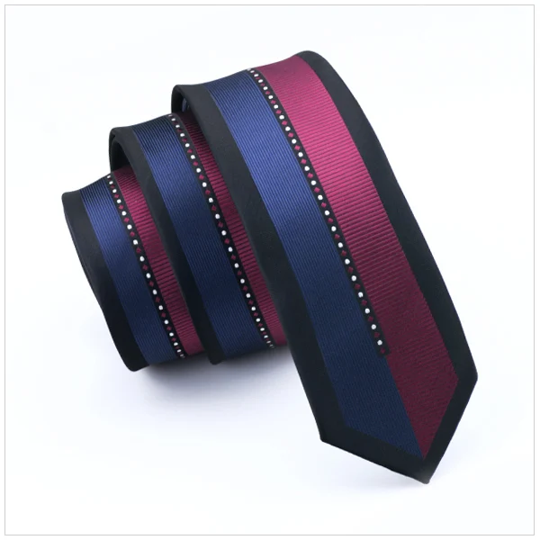 Black Border Red and Blue Slim Tie Skinny Narrow gravata 2017 Fashion Silk Neck Ties For men 6cm width Wedding dress E-106
Black Border Red and Blue Slim Tie Skinny Narrow gravata 2017 Fashion Silk Neck Ties For men 6cm width Wedding dress E-106