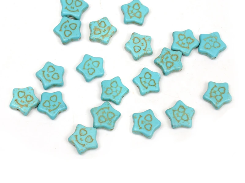 soosmith Top Quality Star Smile Natural Stone Beads Loose Spacer Beads For Jewelry Making Diy Necklace Bracelet Pendant Fashion (3)