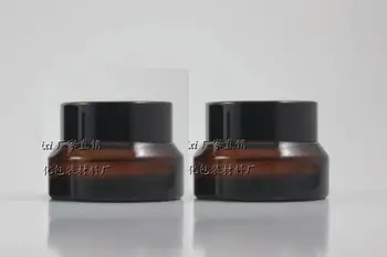 15g brown/amber glass cream jar with black aluminum lid, 15g cosmetic jar,packing for sample/eye cream,15g mini glass bottle
15g brown/amber glass cream jar with black aluminum lid, 15g cosmetic jar,packing for sample/eye cream,15g mini glass bottle