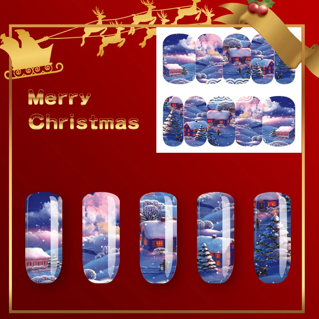 12 Sheets Christmas Elk Water Decals Snowman Santa Claus Designer Merry Xmas Winter Nail Sticker Art Feliz Navidad Nail Sticker
12 Sheets Christmas Elk Water Decals Snowman Santa Claus Designer Merry Xmas Winter Nail Sticker Art Feliz Navidad Nail Sticker