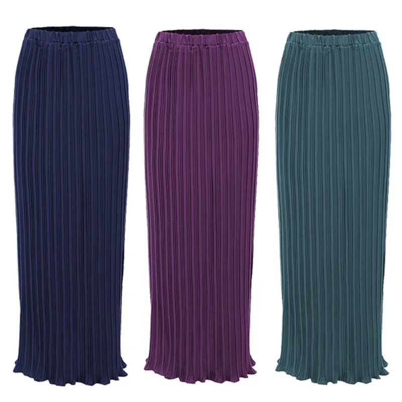 Faldas Largas Verano Mujer Moda 2019 Spring Autumn Korean Women Chiffon Pleated Long Maxi Skirt Jupe Longue Femme Muslim Skirts
Faldas Largas Verano Mujer Moda 2019 Spring Autumn Korean Women Chiffon Pleated Long Maxi Skirt Jupe Longue Femme Muslim Skirts