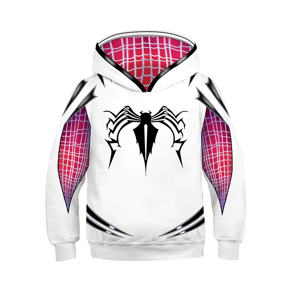 Girls Gwen Stacy Hoodie Cosplay Spider Gwen Stacy Costume 3D Spiderman Superhero Pullover Jacket Hooded Sweatshirt Coat Child
Girls Gwen Stacy Hoodie Cosplay Spider Gwen Stacy Costume 3D Spiderman Superhero Pullover Jacket Hooded Sweatshirt Coat Child