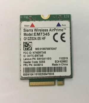 SSEA New 4G Module EM7345 04X6014 NGFF card for thinkpad T440 T440P T440s T540P W540 L440 X240 L540 X250 X1 Carbon
SSEA New 4G Module EM7345 04X6014 NGFF card for thinkpad T440 T440P T440s T540P W540 L440 X240 L540 X250 X1 Carbon