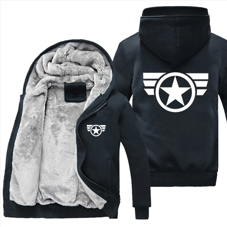 2019 Fashion Captain America Hoodies Men Warm Liner Marvel Sweatshirt Men Captain America Sweatshirt Cartoon Jacket Freeshipping
2019 Fashion Captain America Hoodies Men Warm Liner Marvel Sweatshirt Men Captain America Sweatshirt Cartoon Jacket Freeshipping