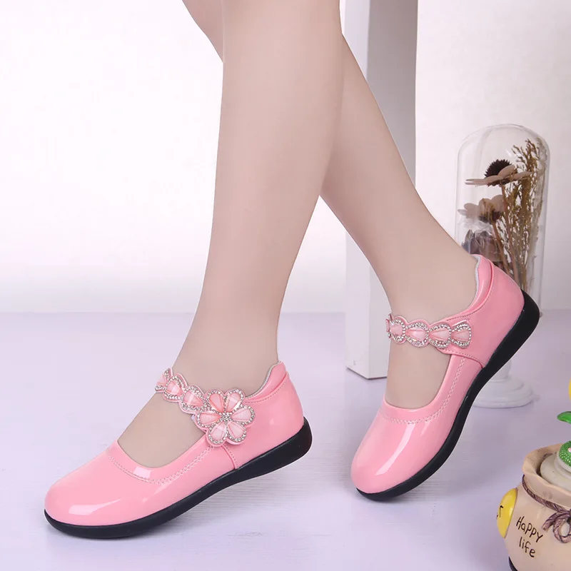 Hot Spring Rhinestone Big Girls Shoes with Flower Fashion Princess Slip-on Children Flat Shoes for Girls Shoes Size 26-38
Hot Spring Rhinestone Big Girls Shoes with Flower Fashion Princess Slip-on Children Flat Shoes for Girls Shoes Size 26-38