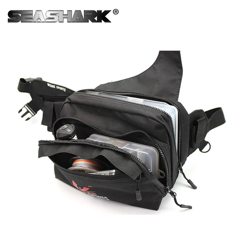 SEASHARK Fishing Bag Multifunctional Outdoor Fishing Tackle Bagpack Waterproof Waist Bag Bolsa Pesca Carp Fishing Bag
SEASHARK Fishing Bag Multifunctional Outdoor Fishing Tackle Bagpack Waterproof Waist Bag Bolsa Pesca Carp Fishing Bag