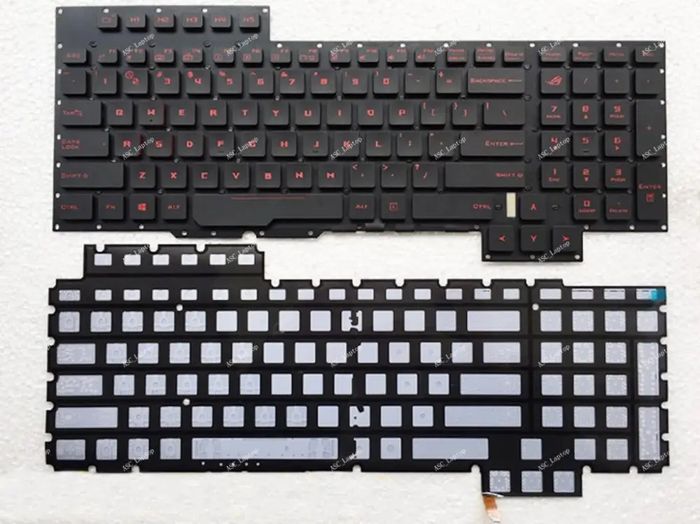 NEW US English Keyboard for Asus ROG G752V G752VT G752VY G752VS G752VM G752VSK Laptop, BACKLIT, with Red Printing, NO Frame
NEW US English Keyboard for Asus ROG G752V G752VT G752VY G752VS G752VM G752VSK Laptop, BACKLIT, with Red Printing, NO Frame