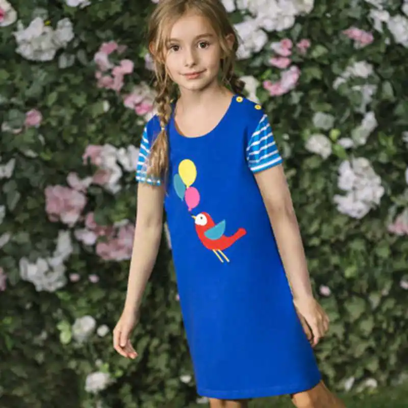Children's Summer Dresses for Girls Princess Dress Suits for Children's Clothing with Bird Print Cotton Clothing for Girls
Children's Summer Dresses for Girls Princess Dress Suits for Children's Clothing with Bird Print Cotton Clothing for Girls