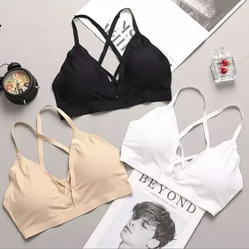 SP&CITY Bandage Design Seamless Breathable Silicone Bra Summer Women Camisole Suspenders Chest Solid Female Underwear Lingerie
SP&CITY Bandage Design Seamless Breathable Silicone Bra Summer Women Camisole Suspenders Chest Solid Female Underwear Lingerie