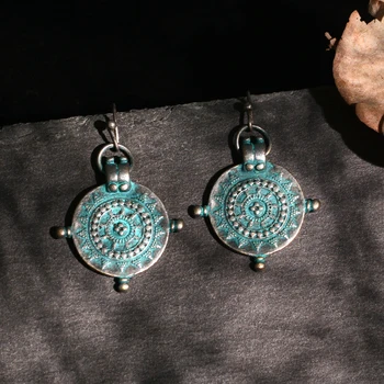 Drop earrings Bronze Ancient color Ethnic Geometric Earring For Women Boho Vintage Earring Femmes Pendientes
Drop earrings Bronze Ancient color Ethnic Geometric Earring For Women Boho Vintage Earring Femmes Pendientes