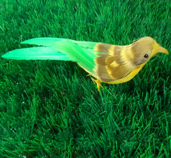 

simulation bird colourful green feathers bird about 22cm model handicraft prop,home garden decoration gift p0992