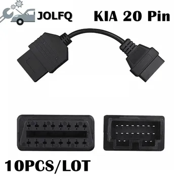Best Quality 10PCS/LOT Car Diagnostic Cable OBD 20 pin to OBD 2 16pin Car Diagnostics Adapter 20 pin for KIA 20pin OBD2 adapter
Best Quality 10PCS/LOT Car Diagnostic Cable OBD 20 pin to OBD 2 16pin Car Diagnostics Adapter 20 pin for KIA 20pin OBD2 adapter