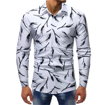 Handsome Boys Elegant Ink Painted Shirt Long Sleeve 3XL Male Casual Blouse White Black Color Business Man Office Tops Korean Boy
Handsome Boys Elegant Ink Painted Shirt Long Sleeve 3XL Male Casual Blouse White Black Color Business Man Office Tops Korean Boy