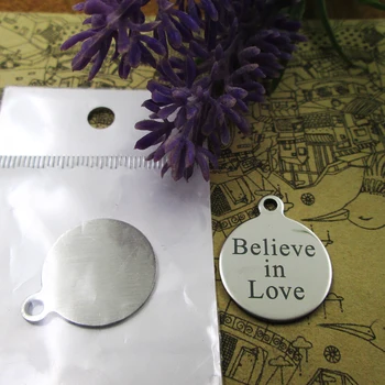20pcs--"Believe in Love"stainless steel charms more style for choosing DIY Charms pendants for necklace
20pcs--"Believe in Love"stainless steel charms more style for choosing DIY Charms pendants for necklace