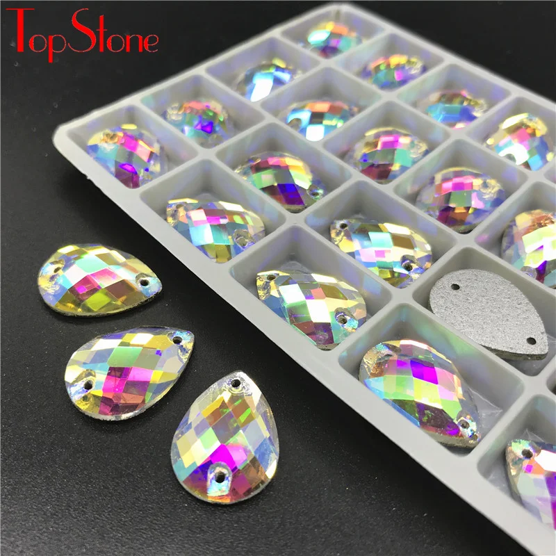 TopStone #2151 Drop Chessboard Sew On Rhinestone AB Glass Crystal Stones Flatback Teardrop Sew-on Stone For Dress Clothes
TopStone #2151 Drop Chessboard Sew On Rhinestone AB Glass Crystal Stones Flatback Teardrop Sew-on Stone For Dress Clothes