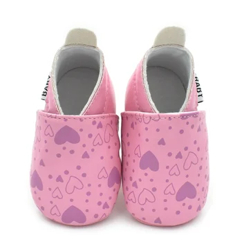 Newborn Heart Print Footwear Crib Shoes PU Leather Baby Shoes Baby Girls Princess Shoes Soft Soled Non-slip First Walkers
Newborn Heart Print Footwear Crib Shoes PU Leather Baby Shoes Baby Girls Princess Shoes Soft Soled Non-slip First Walkers