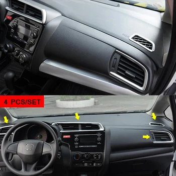 For Honda FIT JAZZ 2014 2015 2016 2017 2018 ABS Matte Car conditioner air Outlet vent frame cover trim car styling accessories 
For Honda FIT JAZZ 2014 2015 2016 2017 2018 ABS Matte Car conditioner air Outlet vent frame cover trim car styling accessories