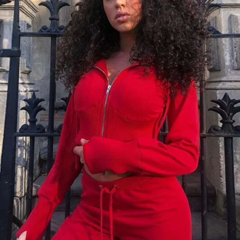 Casual Crop Top Long Sleeve Patchwork Outerwear Women 2019 Autumn Winter Zipper Cropped Jackets Solid Slim Hooded Coats casacas
Casual Crop Top Long Sleeve Patchwork Outerwear Women 2019 Autumn Winter Zipper Cropped Jackets Solid Slim Hooded Coats casacas
