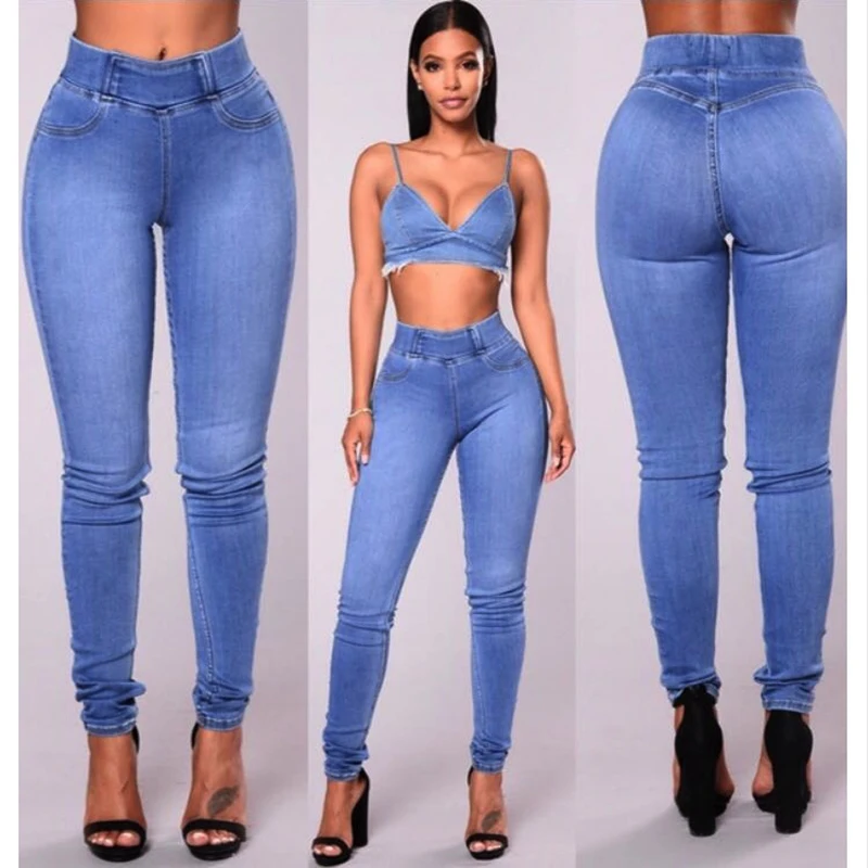 solid casual Jeans Women High Waist Skinny Pencil Denim Pants embroidery ripped hole Elastic Stretch Jeans women oversize S-3XL
solid casual Jeans Women High Waist Skinny Pencil Denim Pants embroidery ripped hole Elastic Stretch Jeans women oversize S-3XL
