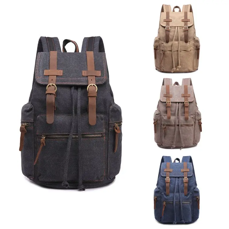 1Pc Vintage Canvas Backpack Men School Travel Rucksack Laptop Satchel Shoulder Bag Daypack New
1Pc Vintage Canvas Backpack Men School Travel Rucksack Laptop Satchel Shoulder Bag Daypack New