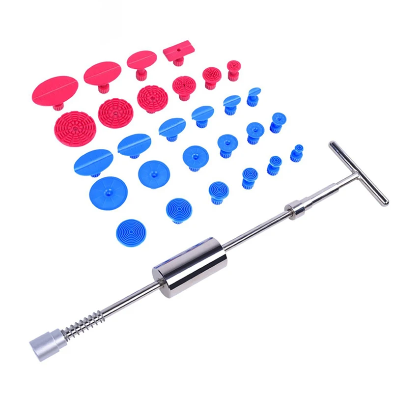 Tools Kit Dent Puller Slide Hammer Reverse Hammer Glue Tabs Fungi Suction Cup For Dent Removal Paintless Dent Repair
Tools Kit Dent Puller Slide Hammer Reverse Hammer Glue Tabs Fungi Suction Cup For Dent Removal Paintless Dent Repair