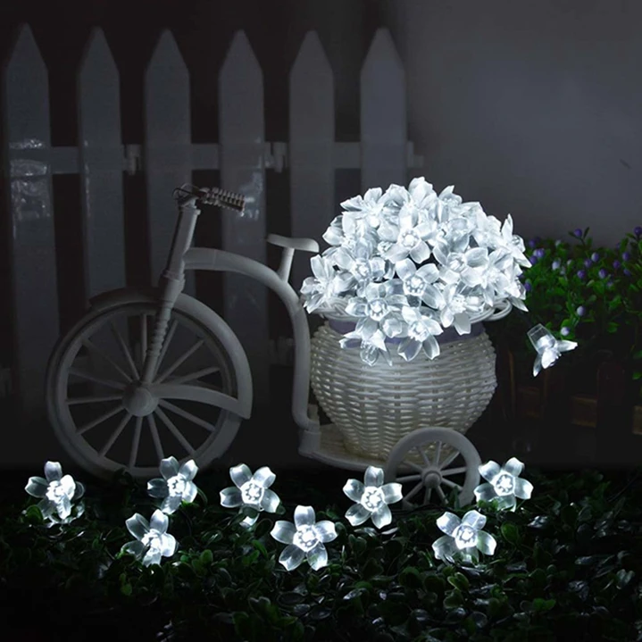 Solar String Lights 21 ft 50 LED Blossom Flower Christmas Lights Flower Garden Blossom Light For Home Wedding Party Decoration Solar String Lights 21 ft 50 LED Blossom Flower Christmas Lights Flower Garden Blossom Light For Home Wedding Party Decoration