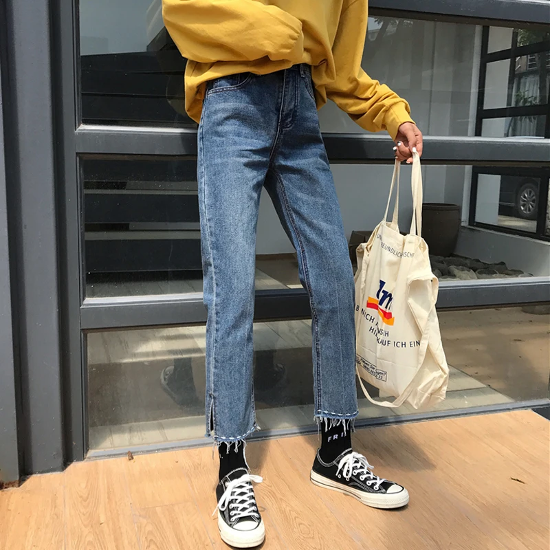 Mihoshop Ulzzang Korean Korea Women Fashion Clothing Autumn 2017 High Waist Basic Denim Casual Preppy Jeans Pants
Mihoshop Ulzzang Korean Korea Women Fashion Clothing Autumn 2017 High Waist Basic Denim Casual Preppy Jeans Pants