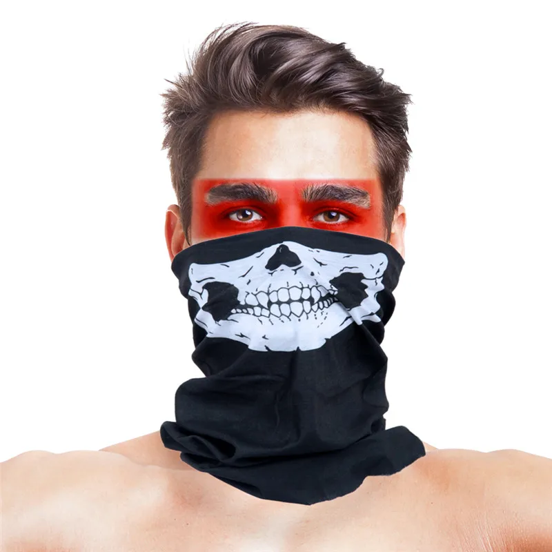 Halloween Mask Festival Skull Masks Skeleton Outdoor Motorcycle Bicycle Multi function Neck Warmer Ghost Half Face Mask Scarf
Halloween Mask Festival Skull Masks Skeleton Outdoor Motorcycle Bicycle Multi function Neck Warmer Ghost Half Face Mask Scarf